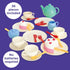 36-Piece Set Playset Playset 3+ Casdon Tea - Colorful Toy with Teapot, Milk Jug, Cups & Saucers, Cake, & More