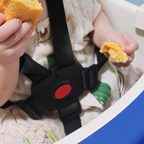 jeeone Replacement,5 High Chair Straps, Adjustable Buggy Straps Point Buckle Design High Chair Straps Suitable
