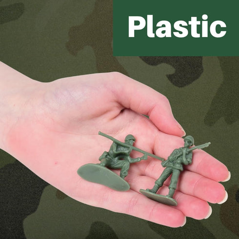 36 (USTVL47) U. S. Toy DELUXE BAG OF CLASSIC TOY GREEN ARMY SOLDIERS - Pc.
