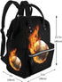 DWVTSLH Backpack Mummy Backpack Fire Baseball Diaper Bag Multifunction Nappy Bags Waterproof Large Capacity Travel
