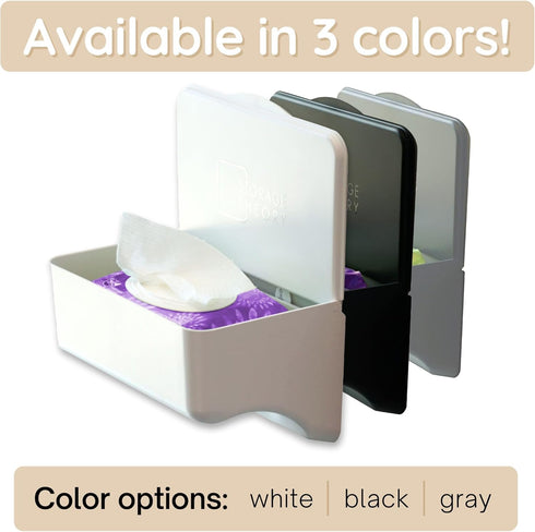 1 Pack Storage Theory Bathroom Wipes Holder Dispenser with Shelf Restroom Organizer & Wipe Holder for Bathroom Tool