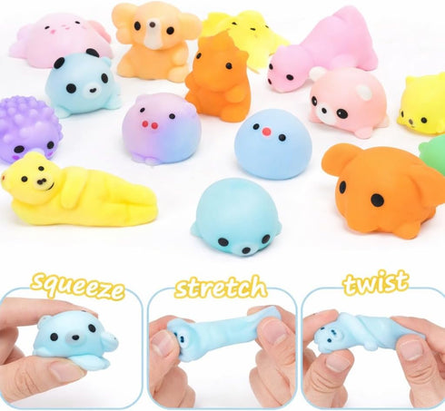 TwCare 125 Pack, Randomly Set 65 Pcs Party Favors Fidget Toys Selected Pop Sensory Stickers Gifts for Kids Adults Boy