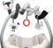 Euyecety Baby Spiral Plush Toys, Black White Stroller Toy, Hanging Rattle Toys for Crib Mobile