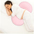 Mobestech Multi-Functional Cooling Pregnancy Pillow Supportive Maternity Waist Cushion Soft Breathable Cover