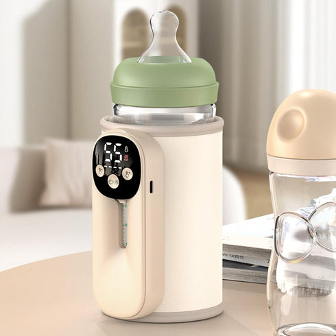Portable Bottle Warmer, Car Bottle Warmer for Travel, Milk Warmer Bag, On The Go Fast Bottle Warmer for Travel