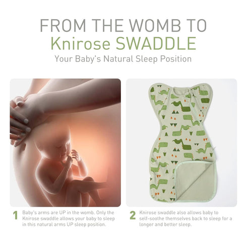 3-Way Wearable Swaddle Blankets Sleep Sacks with Arms Up, Hands Up Sleeping Sack Easy Diaper Changing Sleeping Bag