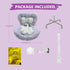 10-17cm Ezcora Cute Car Accessories for Dolls, Doll Car Seat with Clip onto Car Air Vent, Includes Seat Leg for Desktop