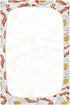 Pigsaly 27x39 Inch Crib Sheets Bright Bacon Tan Strips Fried Egg Baby Sheet for Standard Crib Mattress Boys Girls