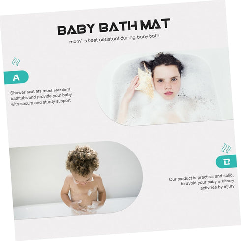 Non-Slip Mesh Bath Support Rack for Newborns - Comfortable Bathtub Seat