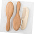Set Abaodam Newborn Grooming Kit Wooden Comb Brush Bath Accessories Wool Brush Scalp Massage Tools Hair Use