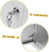 TOPPERFUN 4 Wall Mount Lockable Milk Box for Secure Waterproof Iron Milk Storage Organizer for Half-Gallon Bottles