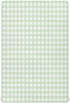 Green Gingham Checkered Crib Sheets - Fitted Baby Crib Sheets Soft and Breathable for Boys and Girls, 52 X 28 Inches