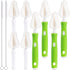 Gindasilva 10 Pcs Sponge Bottle Nipple Brushes,4 Sponge Nipple Brushes for Baby Bottles,