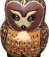 10pcs Set Moonmo Brown Owl Handmade Wooden Russian Nesting Dolls Matryoshka Dolls