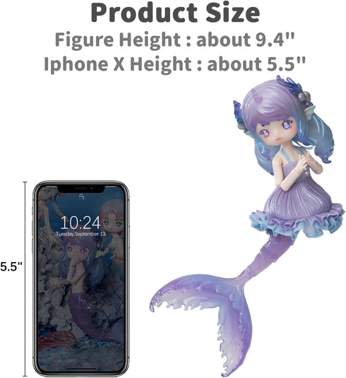BEEMAI Antu Tidal Secret Language Mermaid Series 1PC 1/12 BJD Dolls, Cute Figures Collectibles Gift