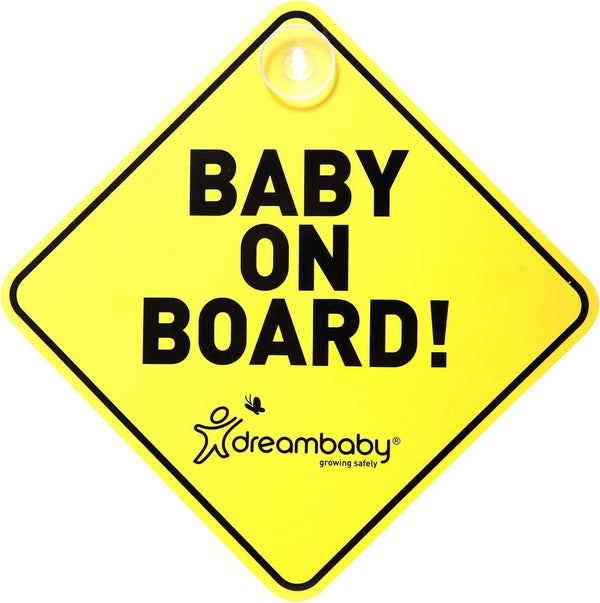 Dreambaby Baby On Board Sign - Safety Awareness Warning Decal - Model L211