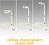 DDUNG Action Figure Stand, Versatile and Sturdy Display Holder Base for 6-8 inch Models, 2 Pcs