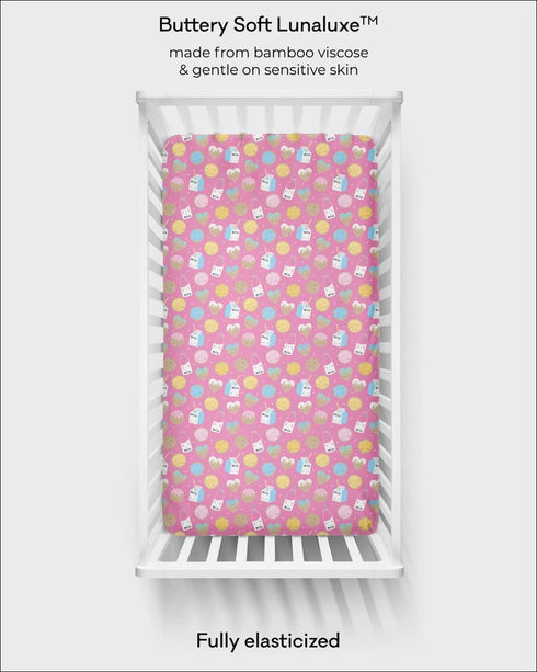 Little Sleepies Baby Crib Sheets, Buttery Soft Viscose from Bamboo Crib Sheets for Boys & Girls, Toddler Bed Sheet