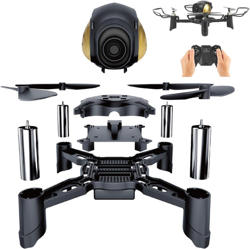 GILOBABY Mini Drone for Kids, DIY Drone Kit, RC Nano Quadcopter with 3D Flip, Altitude Hold, Indoor Outdoor Flying Toys