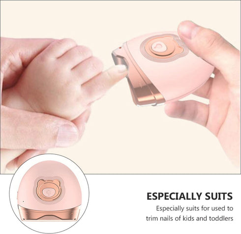 Trimming Electric Automatic Nail Clipper for Newborns and Seniors Safe Nail Tool Ergonomic Design Material for Home Use