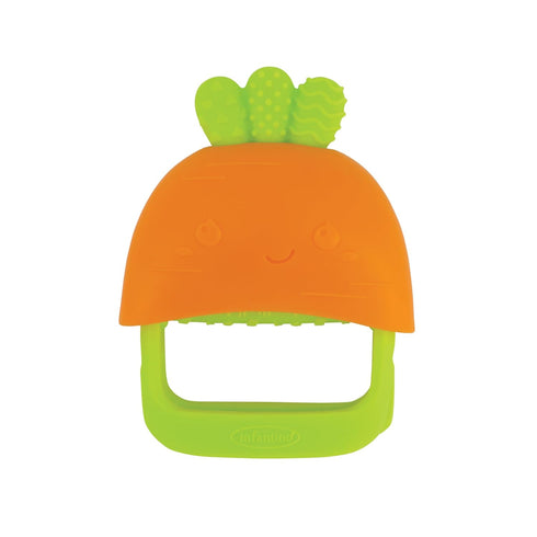 Infantino Handy Dandy Teething Mitt Soft Silicone Teether for Babies, Develops Grasping