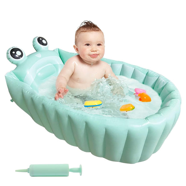 HotMax Inflatable Baby Bathtub Portable Travel Bath Tub for Infants to Toddler