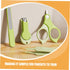 Trimmer Set Nail Kit with Nail Clippers and for Newborns Grooming Portable Travel Healthcare in Green