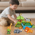 Voxifyx Set 5-7 Magnetic Tiles Grassland Animals Theme Toys, Magnet Tiles Building Blocks Toys for Kids Ages Year Old