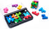 2-in-1 3D 120 6 SmartGames IQ Quub Travel Logic Puzzle & Cube Building Game with Soft Touch Pieces, Challenges, STEM