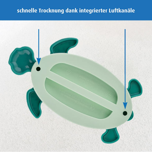 Reer Child-Safe Green Turtle Bath Thermometer by