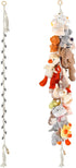 CERETIA 80" 2-Pack Cotton Hanging Storage Chain For Stuffed Animals Storage with 20