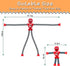 4 Pcs Shape Changing Robot Toy, Telescopic Pop Tubes Sensory Toys for Kids with Autism, ADHD, Fidget Toys for 3-9 Year
