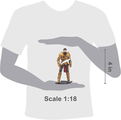 V3 1:18 Boss Fight Studio Vitruvian H.A.C.K.S. Fantasy Series - Leonidas Action Figure - Highly Articulated Collectible