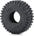 4PCS RC Soft Rubber 1.0 Tires 64MM with Foam Insert 1.0" Wheel Tires for 1/18 TRX4M 1/24 SCX24 Upgrades RC Crawler Car