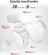 KISSBOBO MOM 3 9 2PCS) Smart Double Sides Wearable Breast Pump, Electric Bilateral Breast Pump, Modes Levels