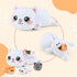 KMUYSL Cat Stuffed Animals Toy for Kids Ages 3-8, Mommy Cat with 4 Baby Kitties, Ideal Xmas Birthday Gifts