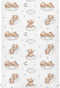Vvfelixl Crib Sheets for Boys & Girls, Teddy Bears Clouds Pattern, Neutral,