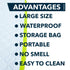 Portable Waterproof Changing Pad, Large Size 25.5”x31.5”, Foldable Wipeable Diaper Changing Mat for Boys & Girls