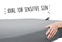 The Shrunks (2 Pack Natural Fibre Crib-Sized Water-Proof Fitted Sheet Crib/Toddler, Grey)