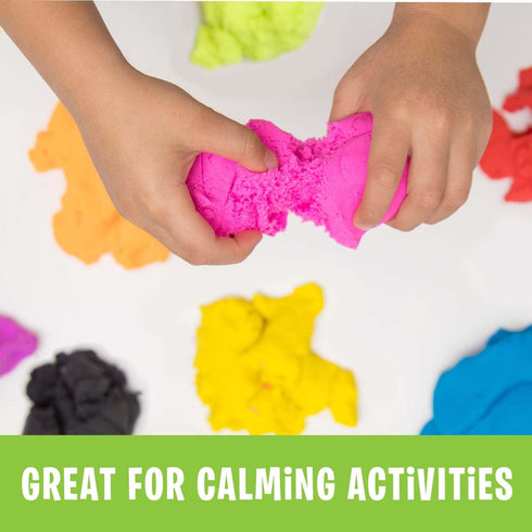 8-Pack 3+ Educational Insights Playfoam Sand - Play Sand for Sensory Table, Squishy Sensory Bin Filler, Moldable