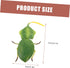 TOYANDONA Desktop Decor - 3pcs Plastic Playes Realistic Simulation Model Small Mantis Decoration