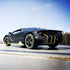 BDTCTK 1:32 Lambo LP770 Car Model Toy - Child Sound and Light Pull Back Car for Kids Gift (Black)
