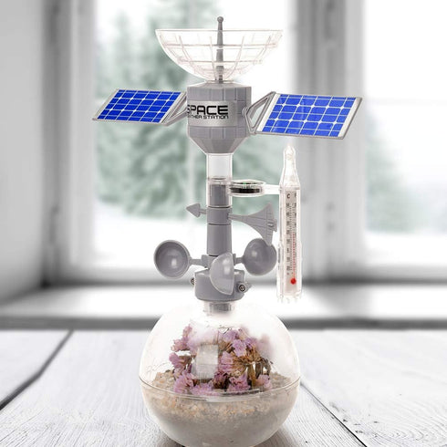 PLAYSTEM Space Weather Station Water Cycle Simulation Learning Kit - STEM Educational Gift for Kids & Teens