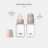 2-Pack, 5 Oz, 0+ -150ml (Pack 2) BIBS Baby Bottles Round Silicone Nipple, Anti-Colic System for Gas Reduction.