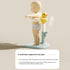 PERZOE 836 Baby Bath Standing Support, Adjustable & Anti-Slip Infant Shower Stand, Portable Toddler Standing Tower
