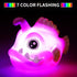Bath Toys, 12 Pcs Light Up Ocean Sea Animal Set, Flashing LED Floating Bathtub Toys for Baby and Toddler