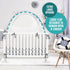 KinderSense - Premium Baby Safety Crib Tent - Toddler Crib Topper to Keep Baby from Climbing Out - See Through Mesh