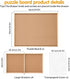 FAMILON 500 14" 28" 4 Puzzle Board with Drawers Piece, Small Puzzle Board x Jigsaw Puzzle Table with Cover Mat