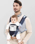 Baby Carrier Ergonomic M Position, Head Support,Newborn to Toddler and Breathable Mesh,Adjustable RemovableBaby Baby