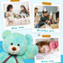 Tezituor 40in Big Teddy Bear, Giant Rainbow Green Stuffed Animal for Baby Shower and Gifts